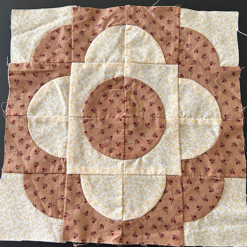Handmade unfinished Vintage Quilt Blocks Lot of 12 Size 13”x13” - Picture 5 of 14